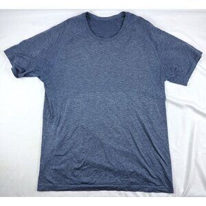 Lululemon Metal Vent Tech Short Sleeve 2.0 Midnight Shadow / Tempest Blue Large